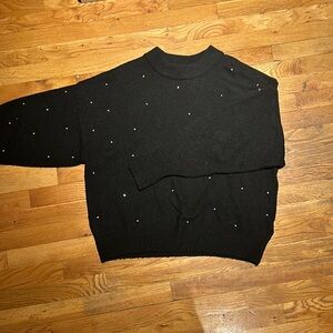 H&M Black Gem Sweater Size M - great condition